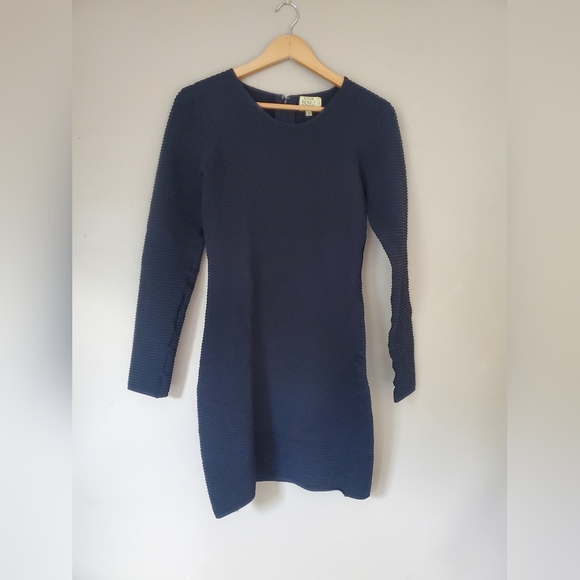 EUC Torn by Ronny Kobo Ribbed Stretch Long Sleeve Nightingale Mini Dress Large - Picture 2 of 8